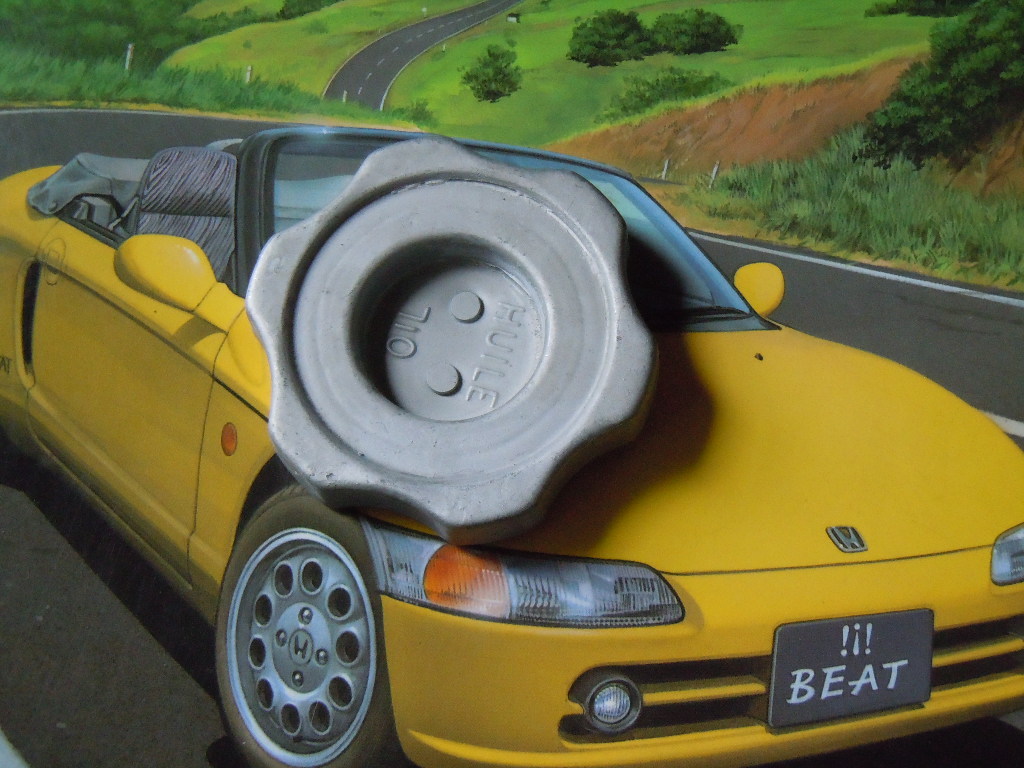 ホンダ ビート PP1 純正 オイル フィラー キャップ OIL 未使用新品 正規品拍卖