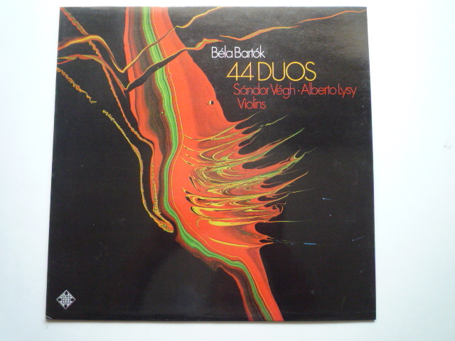 WL05 独TELEFUNKEN盤LP バルトーク/44のヴァイオリンデュオ ヴェーグ、リジー拍卖