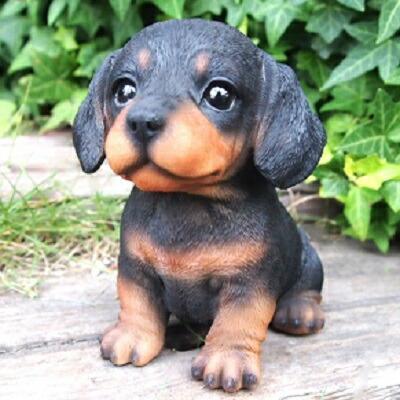 犬の置物 ミニチュアダックスフンド 059LQB いぬ イヌ 動物 オーナメント ガーデン 犬 置物 オーナメント ガーデニング拍卖