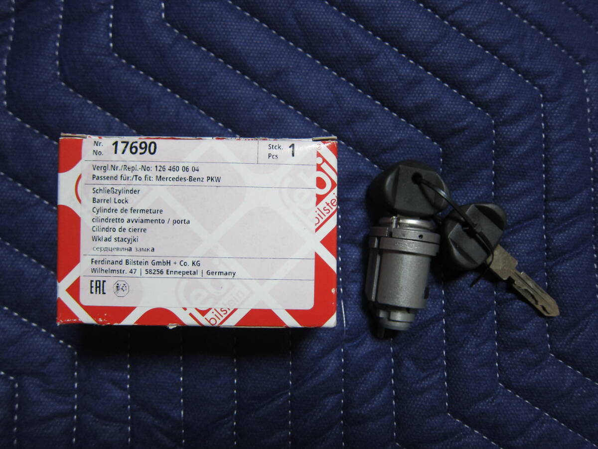 未使用品 ベンツ W124 febi bilstein製 イグニッション キーシリンダー 1264600604 スイッチキー拍卖