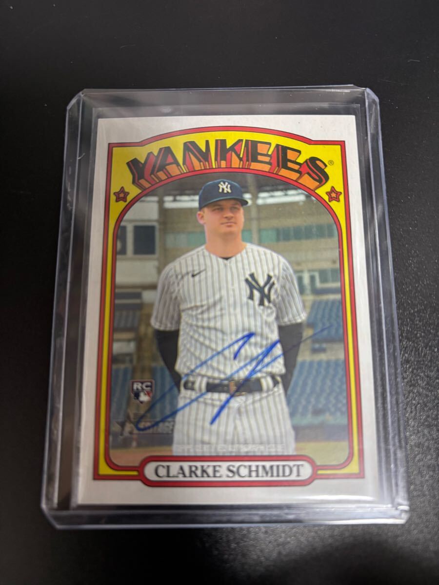 RC ルーキー SCHMIDT 直筆サインカード auto 検 Topps BOWMAN crome stadium BBM epoch signature autograph DUNRUSS archives Yankees拍卖