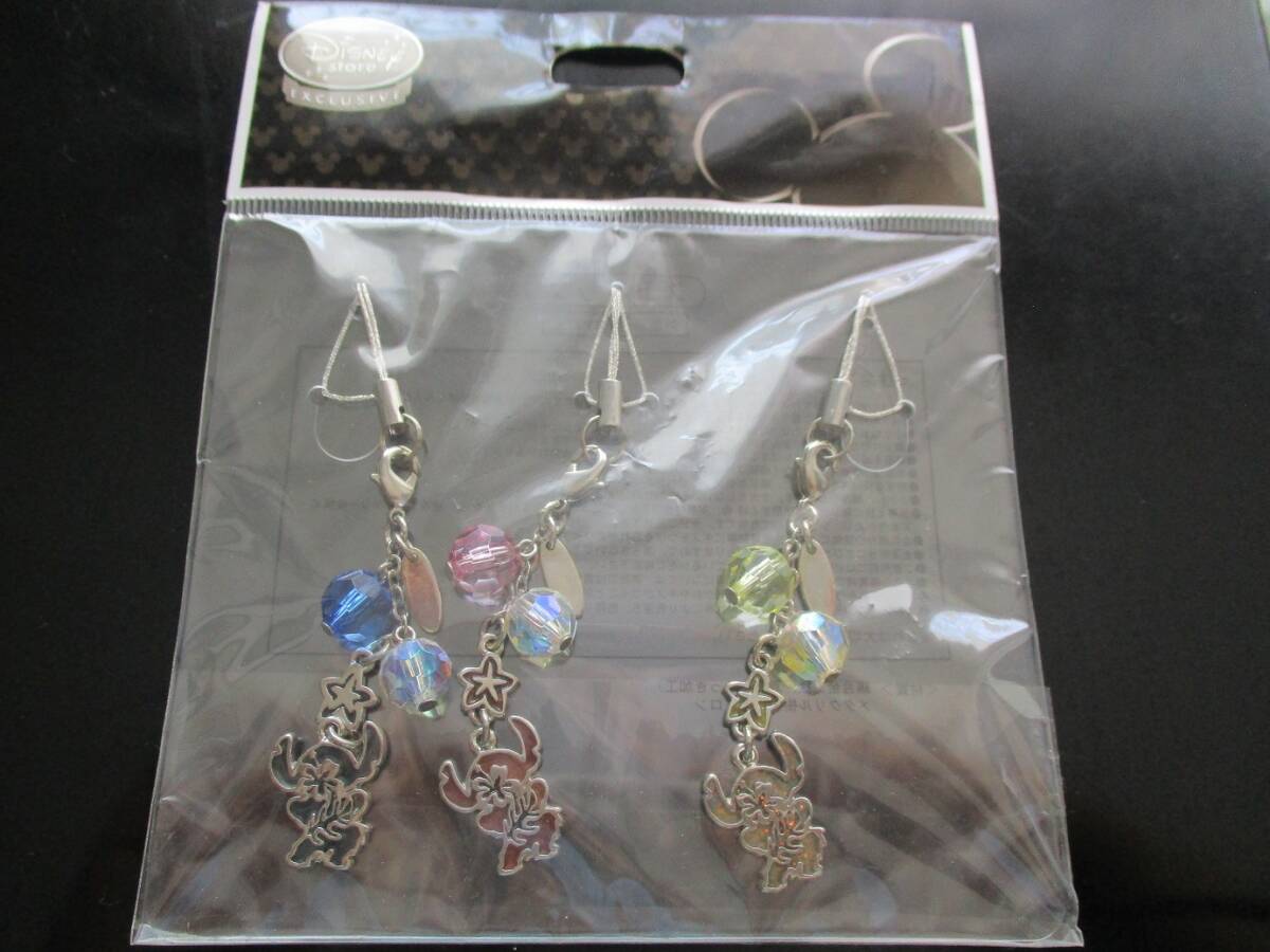 ディズニーストア スティッチ ストラップ 3個セット拍卖