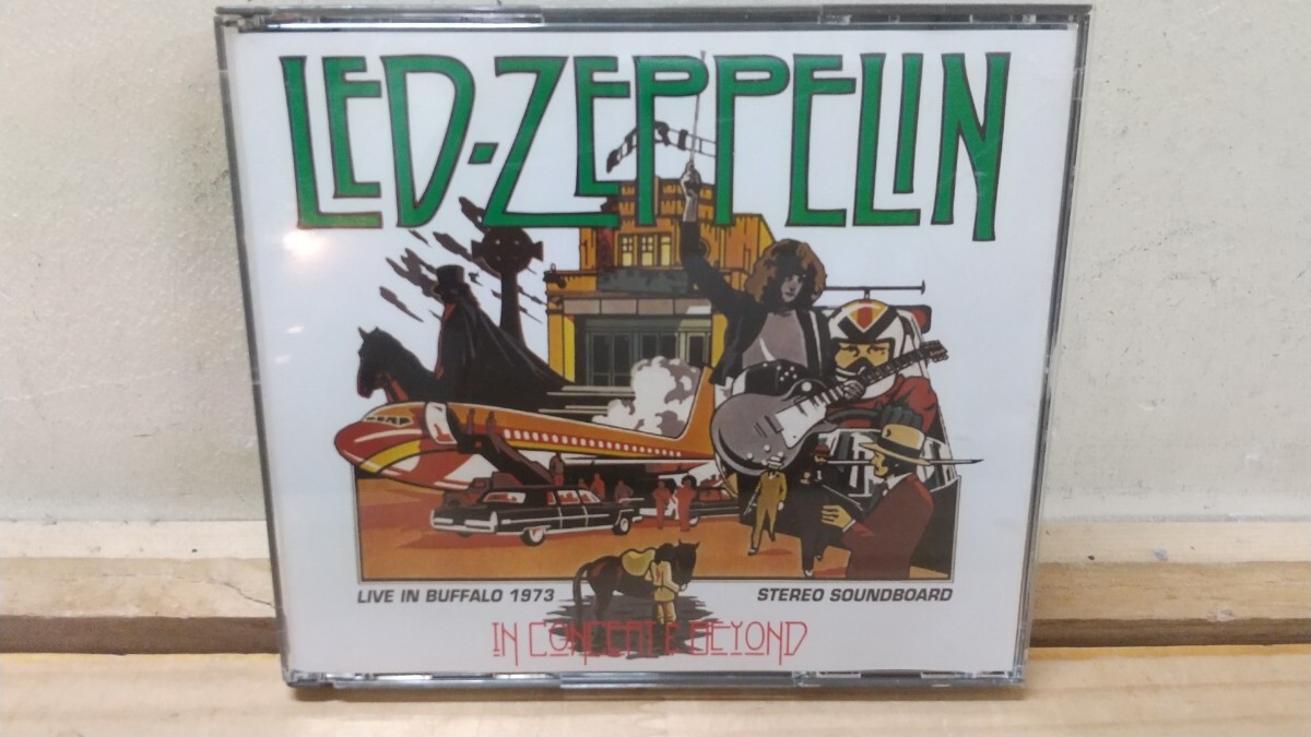 J41A◆『レッドツェッペリン LedZeppelin インコンサート&ビヨンド 見本盤2CD 1973年USバッファローLIVE収録』250821拍卖