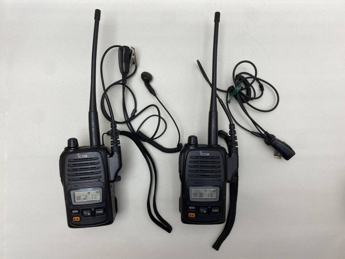 ICOM アイコム IC-UH37CTM トランシーバー 無線機 ハンディ 2台セット 簡易確認 拍卖