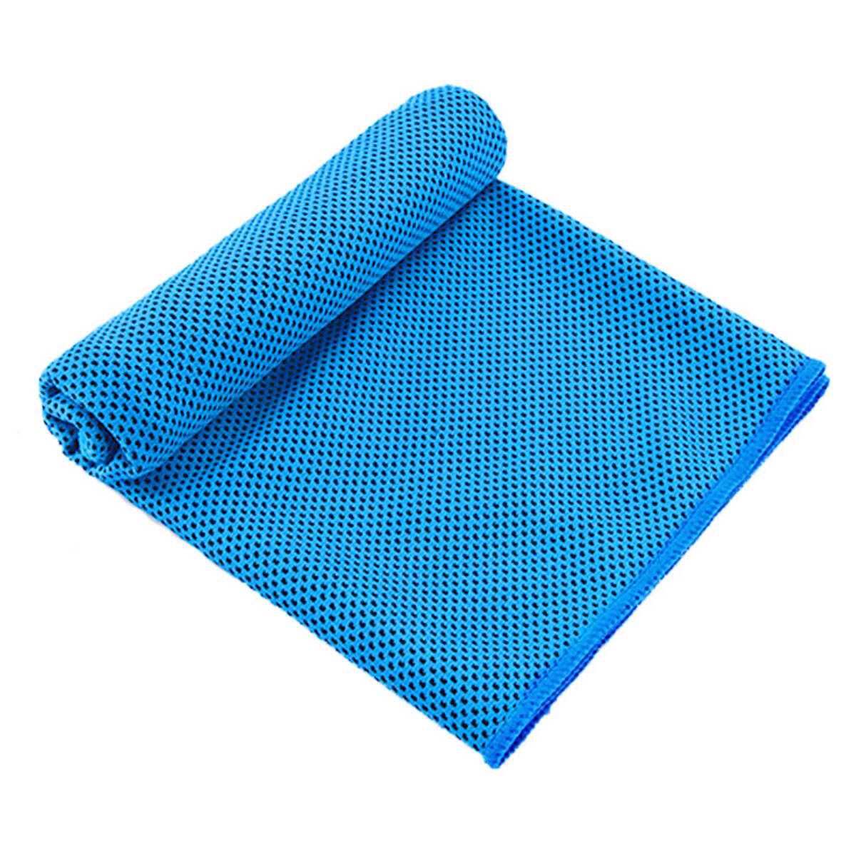 冷感タオル 冷却タオル クールタオル ひんやりタオル 熱中症対策 速乾 アウトドアジョギング 運動会 暑さ解消 スポーツ用品 ブルー ;J3718;拍卖