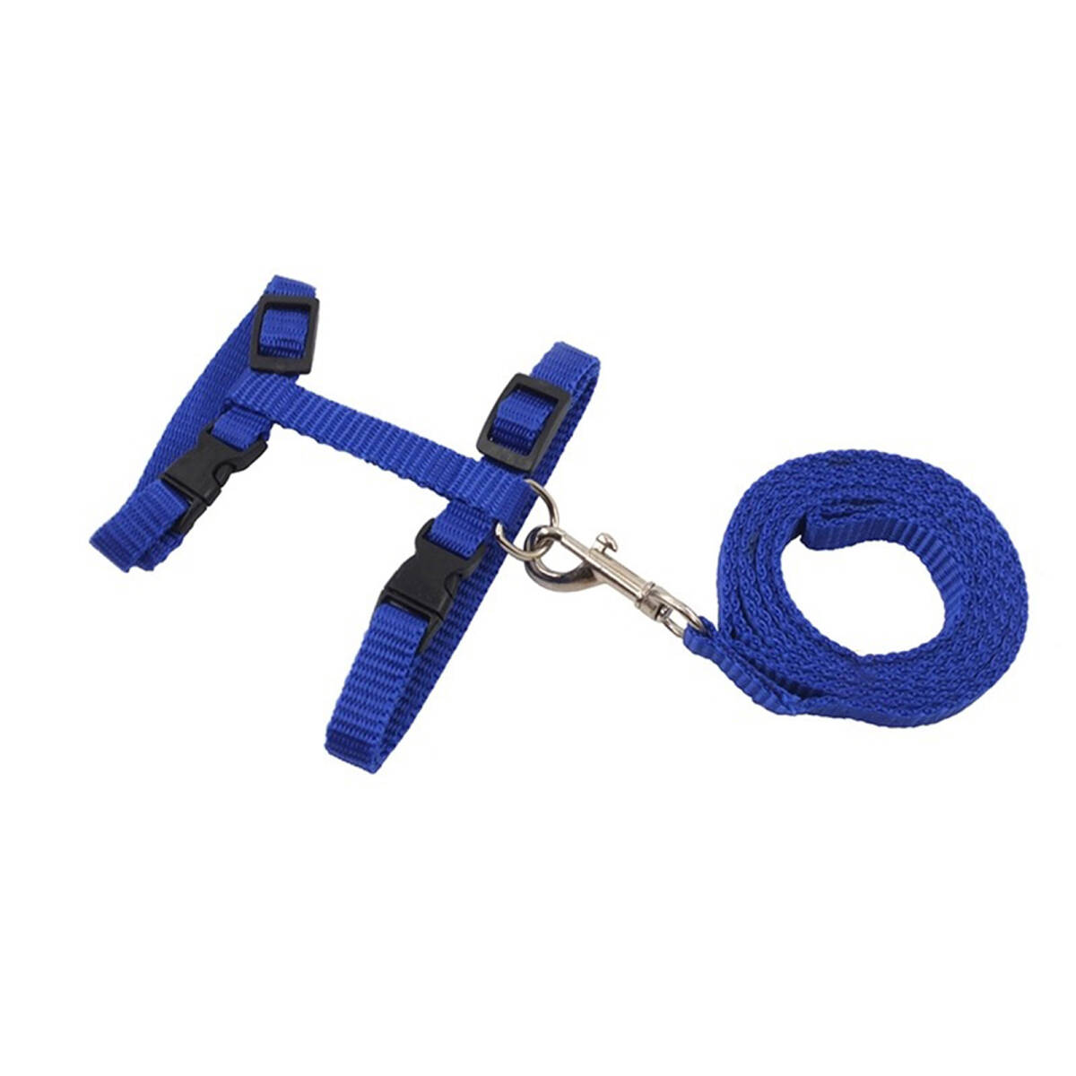 ペット用リード ハーネス リーシュ 工字型の胸背引張りロープ 調整可能 抜けにくい 小動物用安全リード お出かけ 外出 アクセサリー ;J853;拍卖