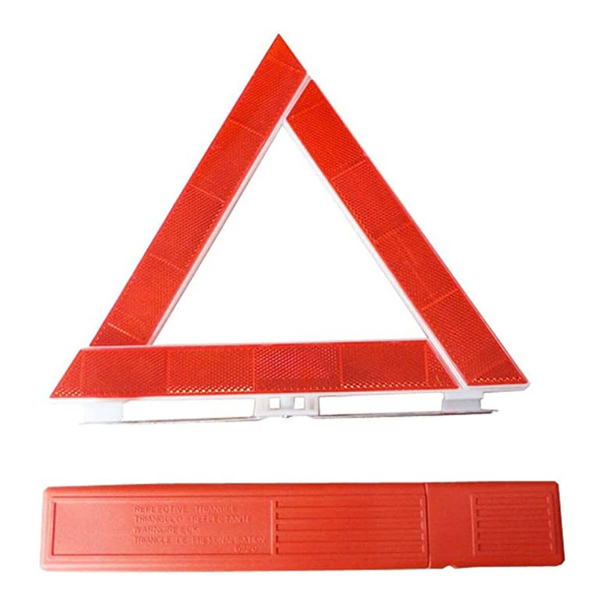 三角停止板 三角板 三角表示板 車載工具 緊急対応用品 後続車が見やすい昼夜間兼用型 一般道や高速道路での停車中の事故防止 ;J1054;拍卖