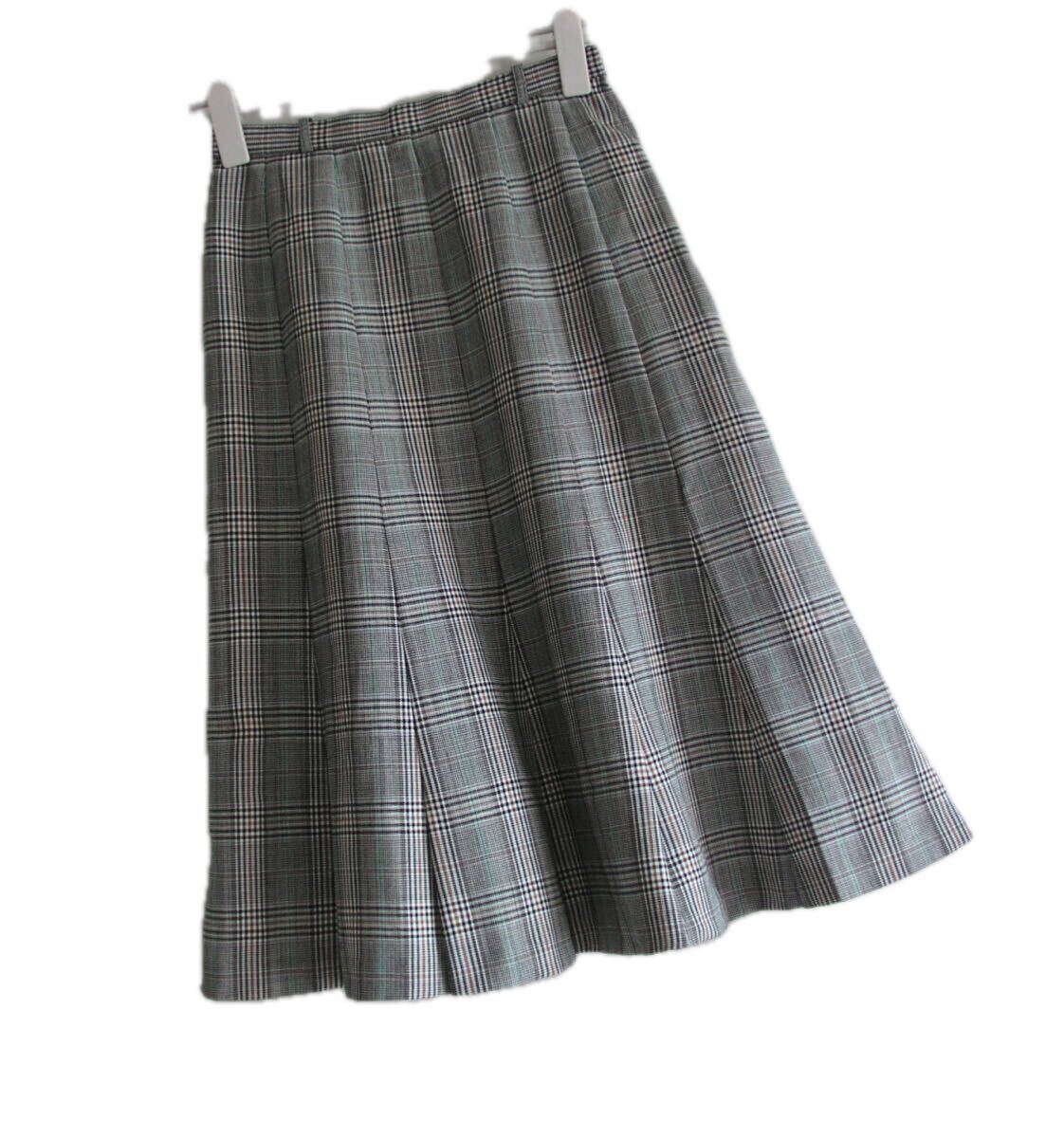 レリアン* Leilian/9号▲綺麗なシルエット*フレアースカート*美品*グレー系拍卖