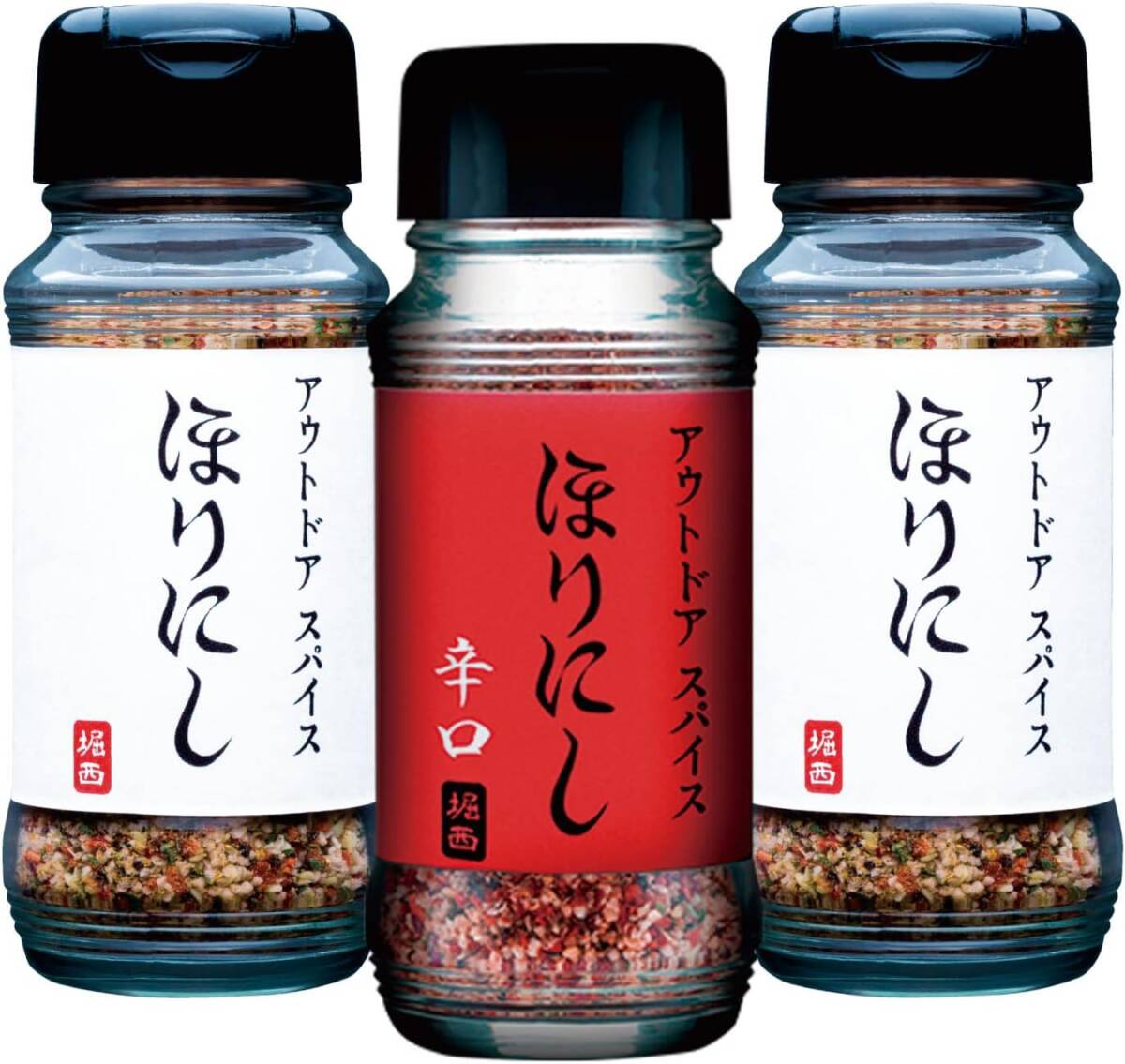 アウトドアスパイス 3本セット ( ほりにし 2本、ほりにし 辛口1本)拍卖