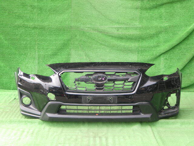 GT3 GT7 前期 スバルXV (インプレッサXV) 純正フロントバンパー おまけ 右フォグカバー ロア グリル付 黒 57704FL010拍卖