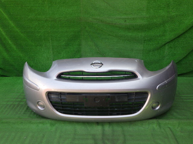 K13 NK13 前期 マーチ 純正フロントバンパー グリル付 日産 MARCH ラベンダー 62022 1HJ0H拍卖