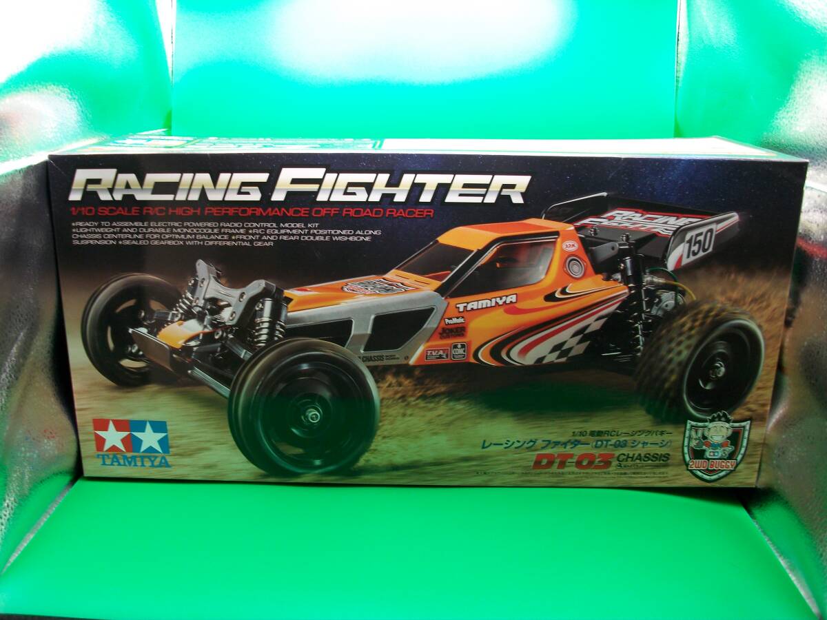 ☆【超目玉商品】田宮 DT-03 レーシングファイター 未使用/未組立 一応ジャンク扱 詳細不明 現状優先!拍卖
