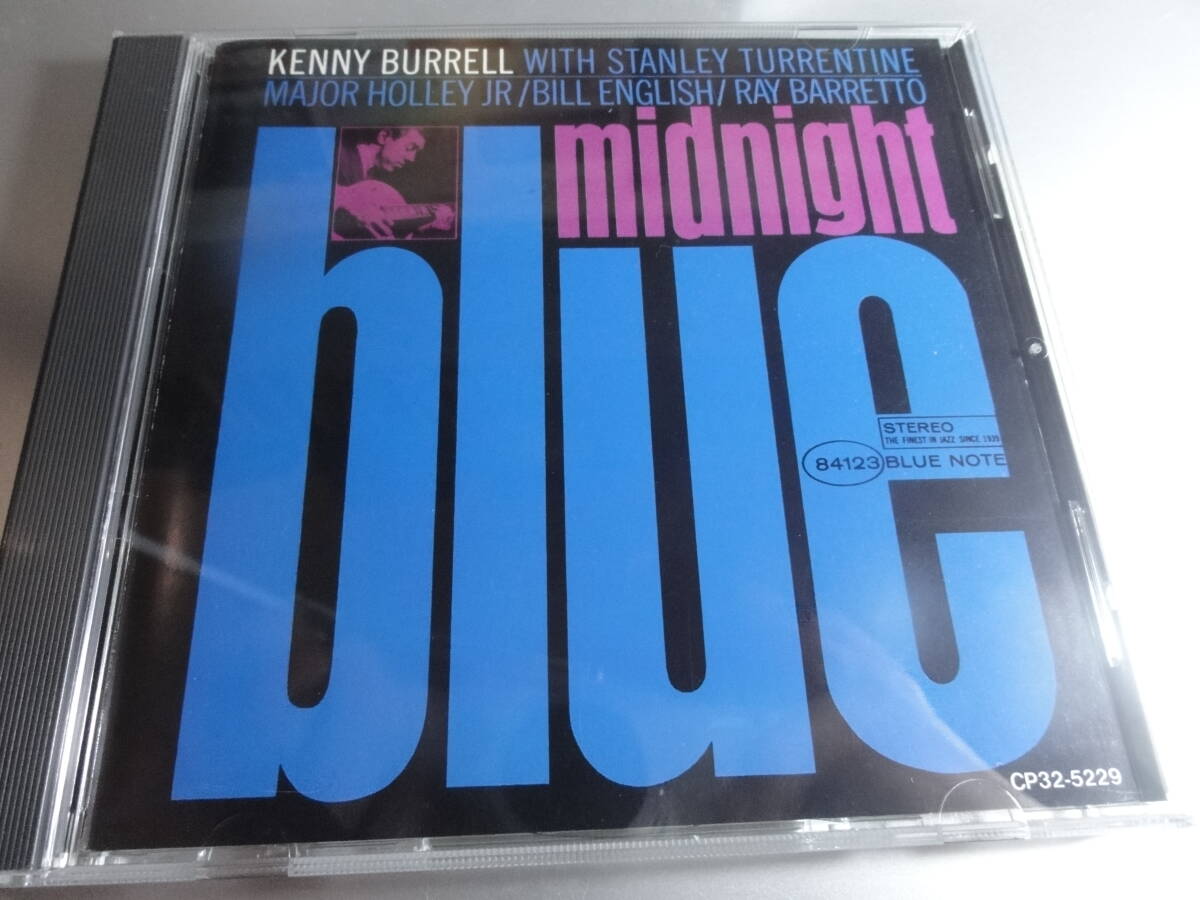 KENNY BURRELL WITH STANLEY TURRENTINE ケニー・バレル スタンリー・タレンタイン MIDNIGHT BLUE 国内盤 初期盤拍卖