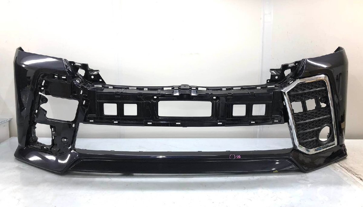 トヨタ ヴェルファイア AGH30W 前期 純正 フロントバンパー 52119-58530 スパークリングブラックパール 220(C5-96m)拍卖