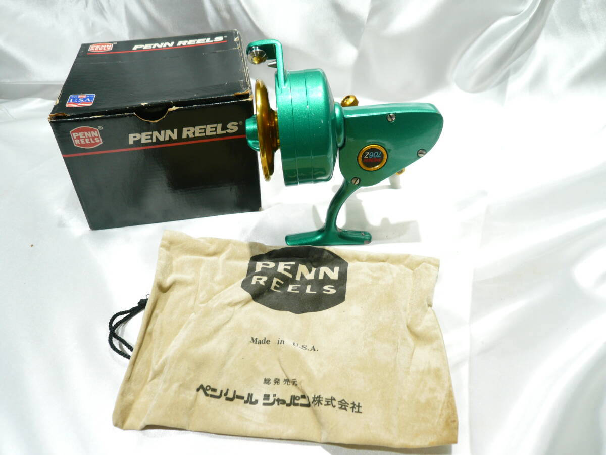 ☆PENN ペン リール 706Z スピニングリール グリーン 美品☆拍卖