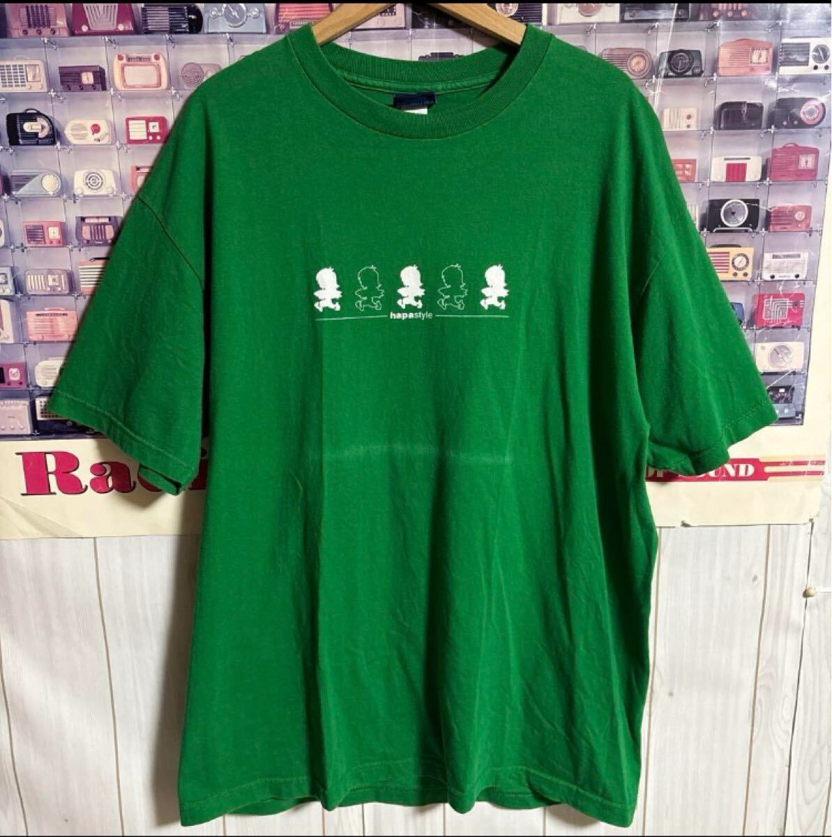 00s USA製HAPA STYLEアイコンロゴTシャツXLハワイサーフY2K拍卖