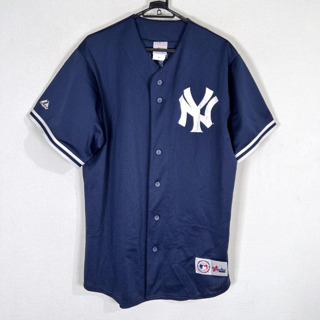 【Majestic】MLB Derek Jeter ニューヨーク・ヤンキース 大リーグ ゲームシャツ 野球 ベースボールウェア ユニフォーム【a011】拍卖