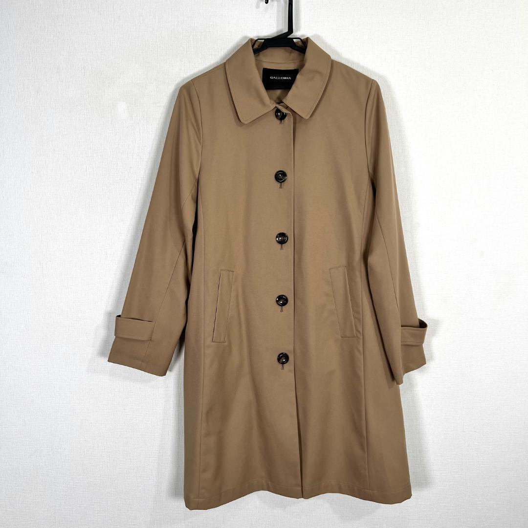 【GALLORIA】ガロリア ベージュ トレンチコート ジャケット アウター コート ブルゾン 女性用 レディース 11AR【美品】【a016】拍卖