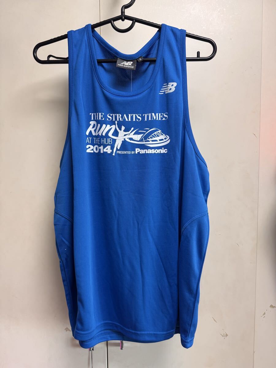 送料格安スピード発送!新品未使用★NBニューバランスノースリーブシャツ★Sサイズ登山ハイキング散歩トレランマラソントレッキング拍卖