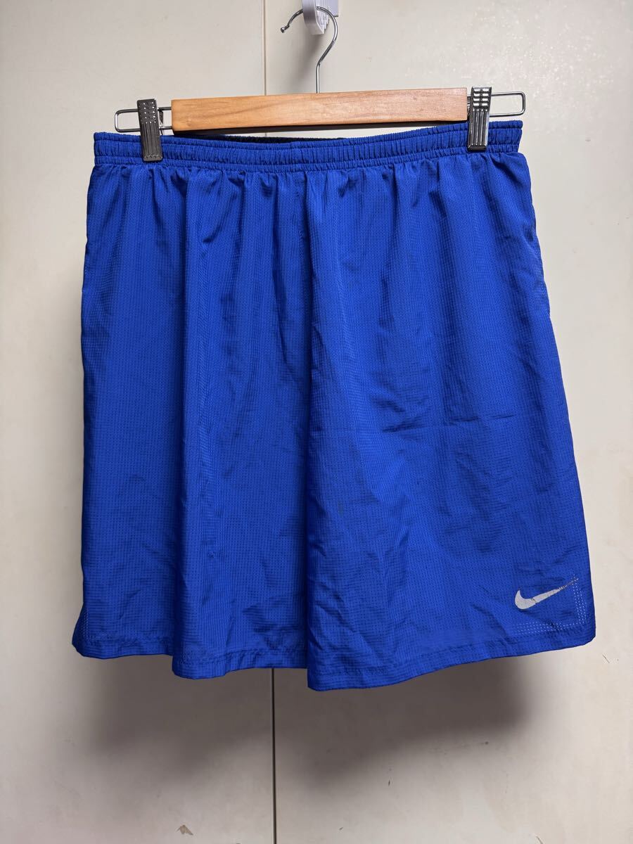 送料格安スピード発送!良品★NIKEナイキランニングショートパンツインナータイツ付きLサイズ★ジョギング陸上登山トレランマラソン拍卖