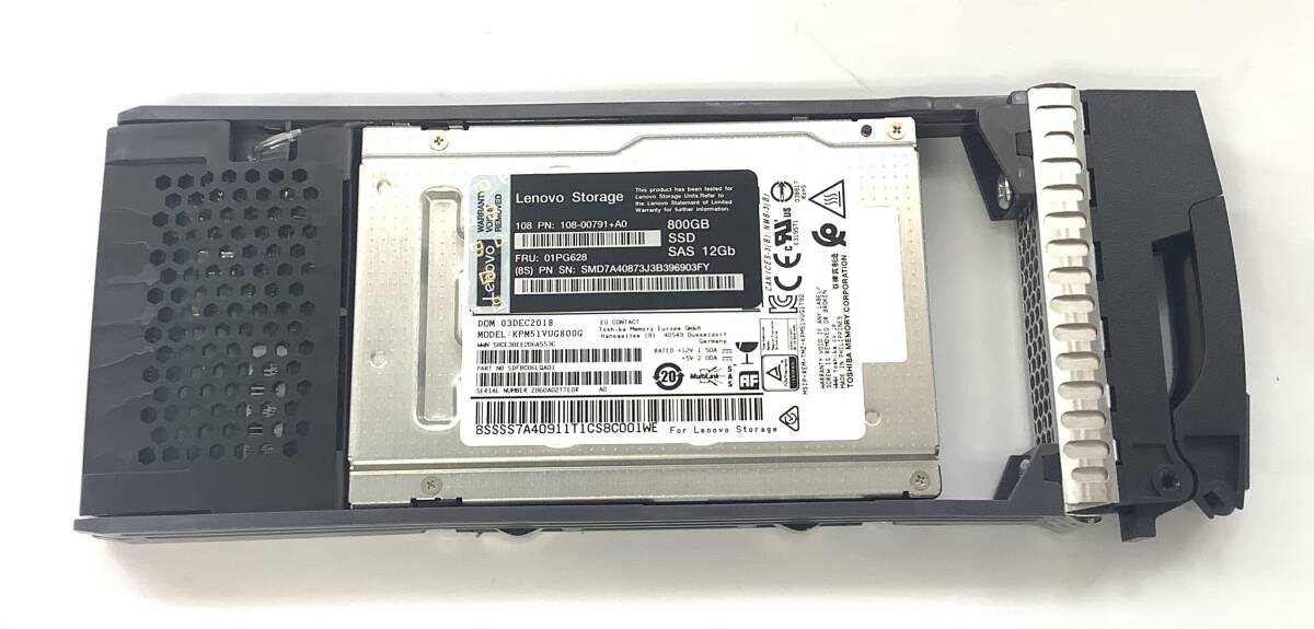 S7082730 Lenovo 800GB SAS 2.5インチ SSD 1点 【中古動作品、複数出品】071024拍卖