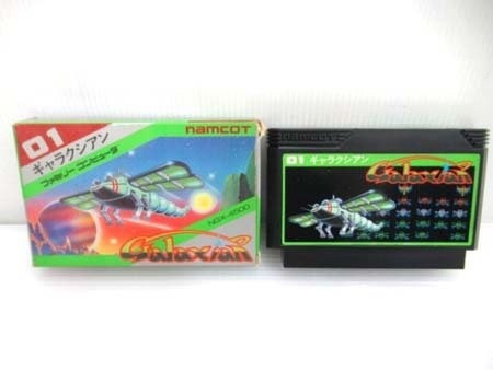 任天堂 ファミコンソフト カセット ギャラクシアン Galaxian NGX-4500 ナムコ namcot 箱付 ノーチェックジャンク品 ■拍卖