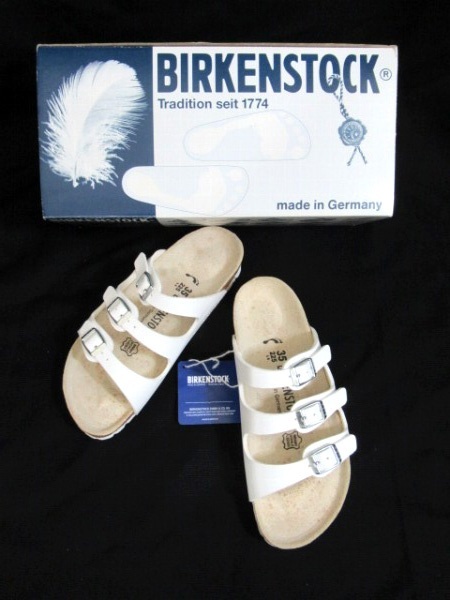 ビルケンシュトック BIRKENSTOCK フロリダ FLORIDA 0054733 サイズ35 22.5cm ホワイト 中古■拍卖