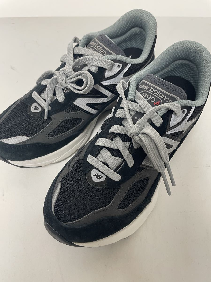ニューバランス スニーカー ブラック 990 V6 レディース キッズサイズ GC996BK6 新品未使用 US3ハーフ 21.5cm拍卖