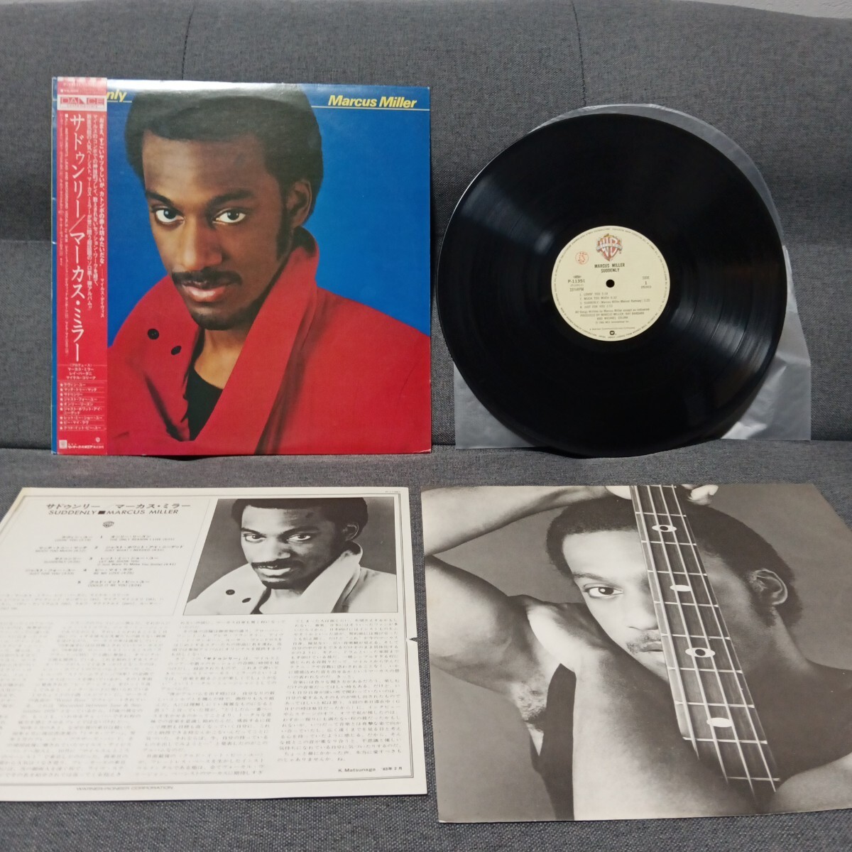 【3000円以上購入で1枚プレゼント!】 LP 492 Marcus Miller Suddenly マーカスミラー サドゥンリー 帯付拍卖