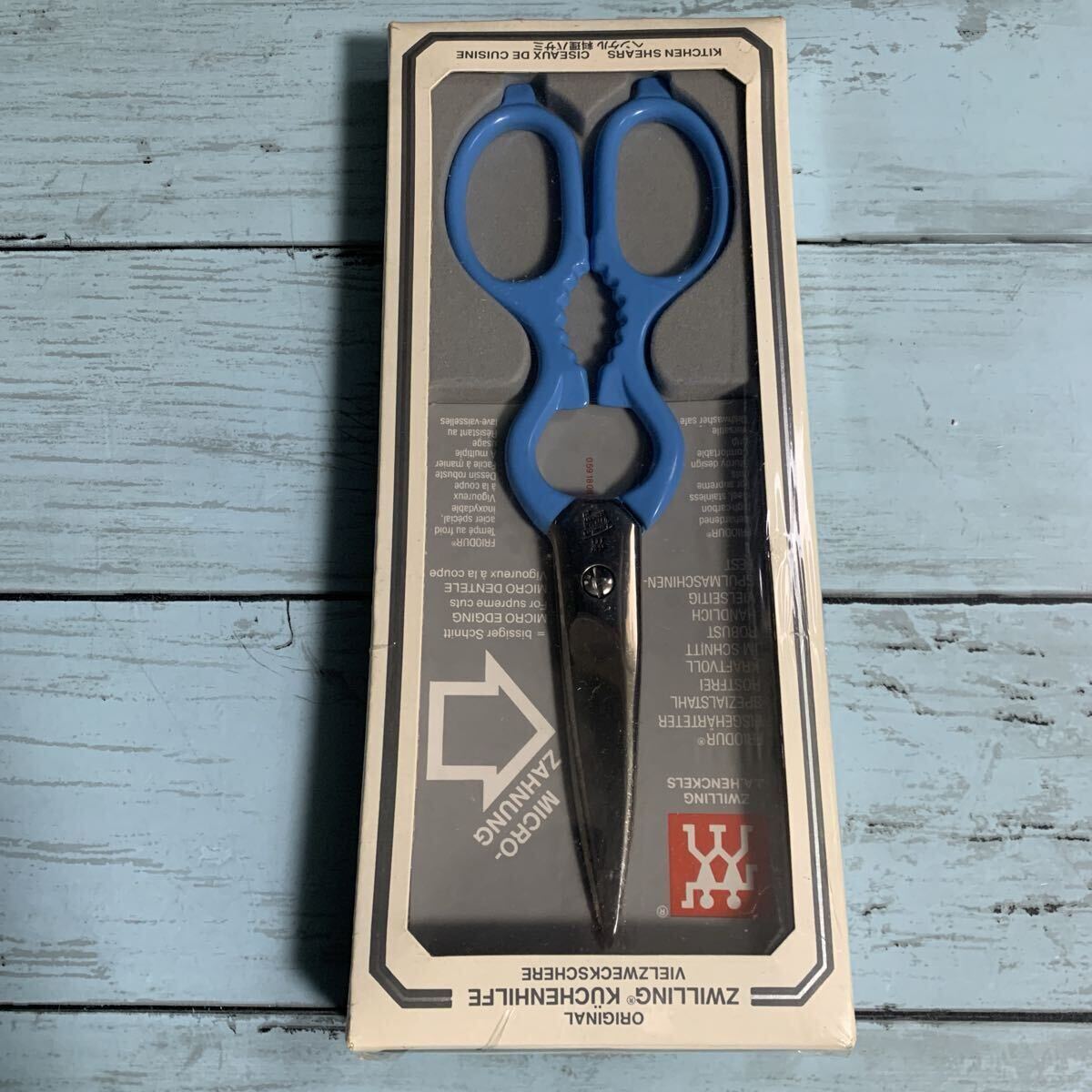 ツヴィリングヘンケルス キッチンバサミ 青 ZWILLING J.A. HENCKELS キッチン はさみ ハサミ ヘンケル 料理バサミ (A-2889)拍卖