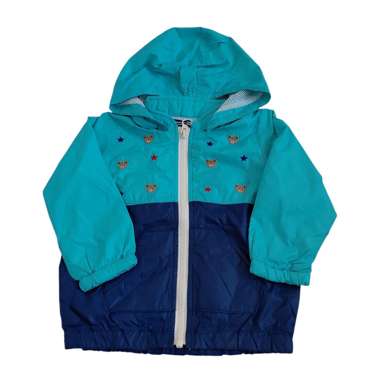 ☆タグ付き☆ミキハウス プチプッチー君のウインドブレーカー(80cm)拍卖