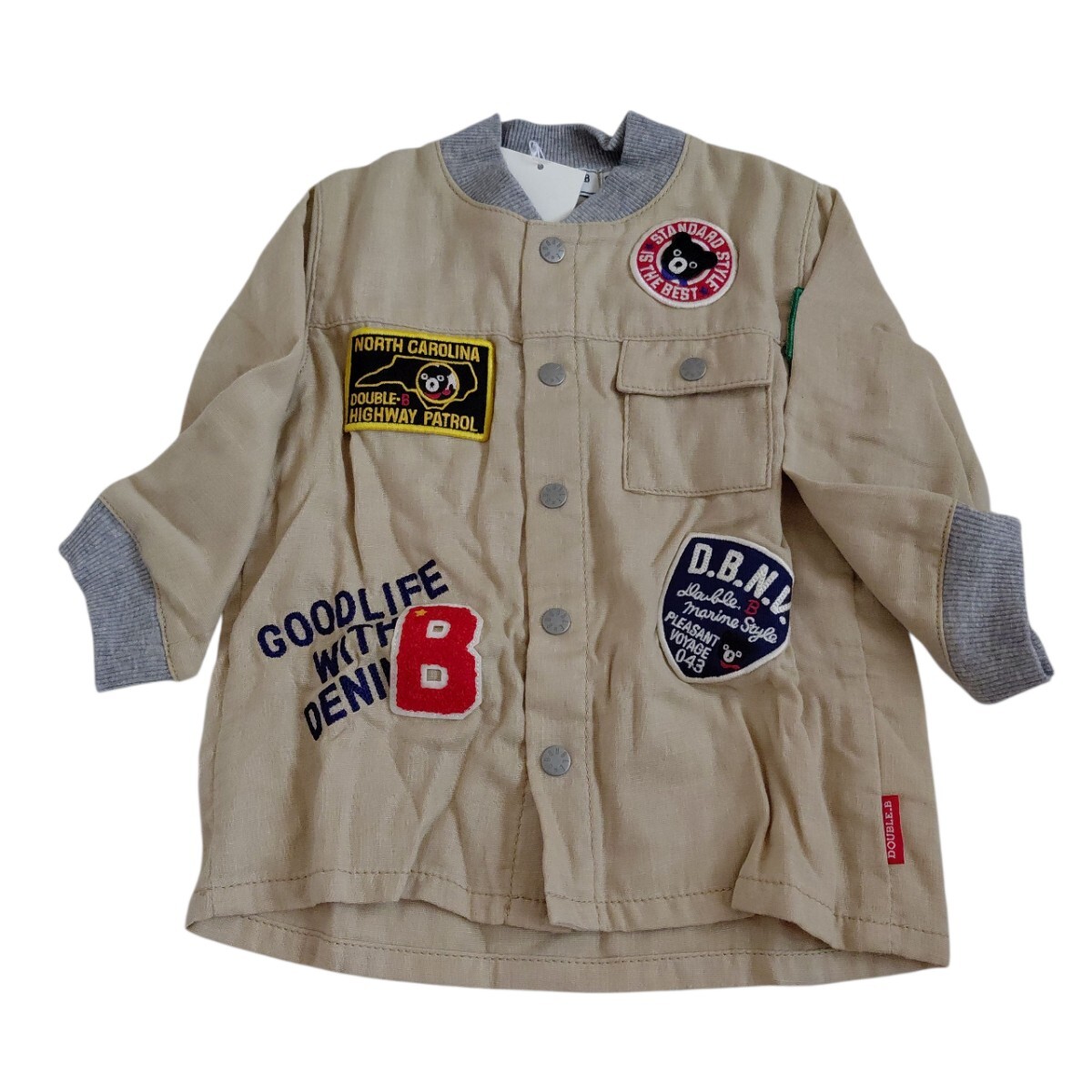 ☆半額以下☆タグ付き☆ダブルBの薄手ジャケット(80cm)拍卖