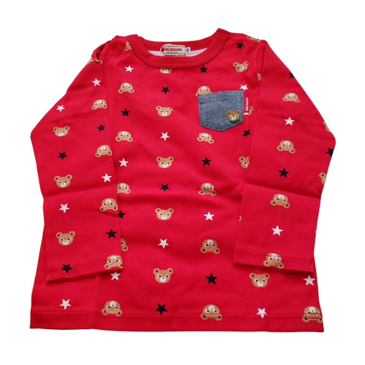 ☆タグ付き☆ミキハウス プチプッチー君のTシャツ(100cm)拍卖