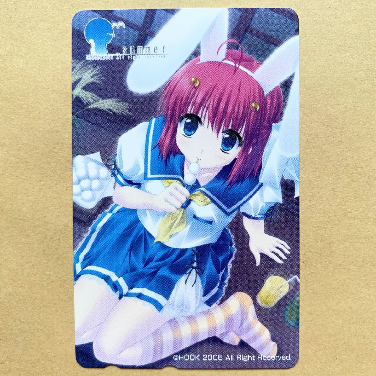 【未使用】テレカ 50度 _summer(アンダーバーサマー) 海津沙奈 電撃G’sマガジン誌上通販品拍卖