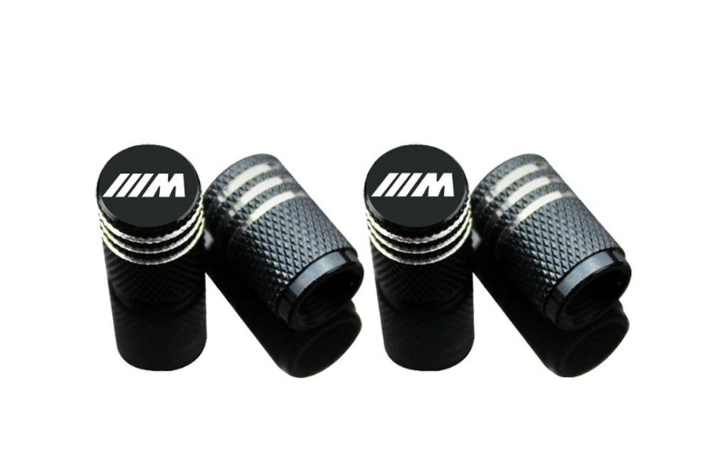 BMW 全車種対応 ///M 黒 4個SET タイヤ エアーバルブキャップ拍卖