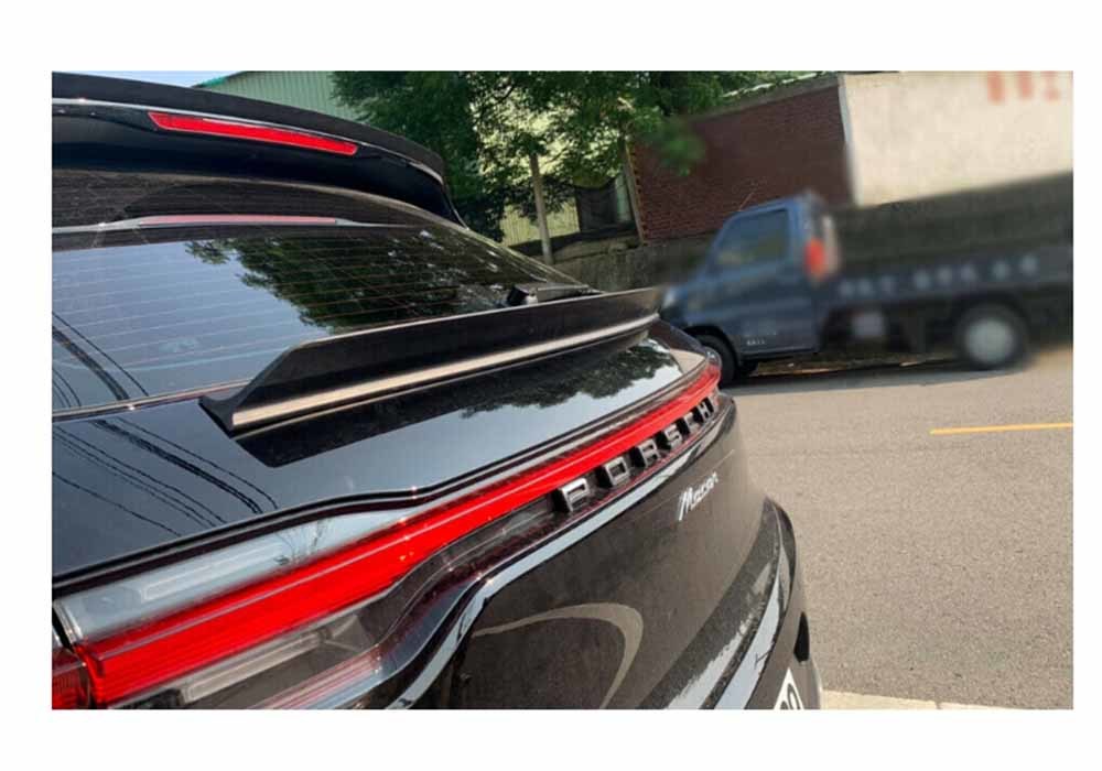 2014-2019 ポルシェ マカン 素地 艶消黒 LRS リアトランクスポイラー 汎用 PUF PVC ウイング スポイラー拍卖
