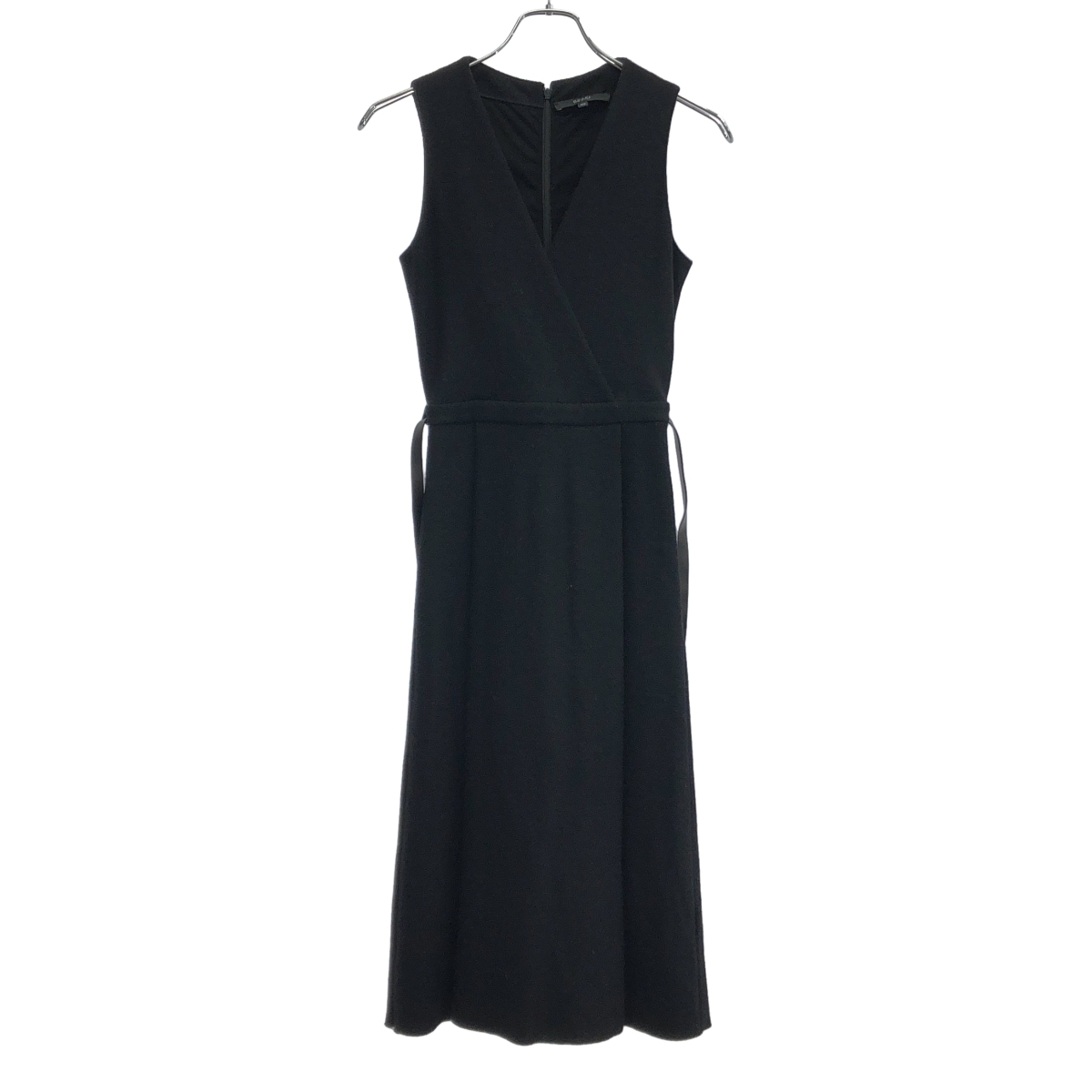 GUCCI グッチ ノースリーブ ウールベルテッドワンピース ブラック XS ITAGHNB2PSZ2拍卖