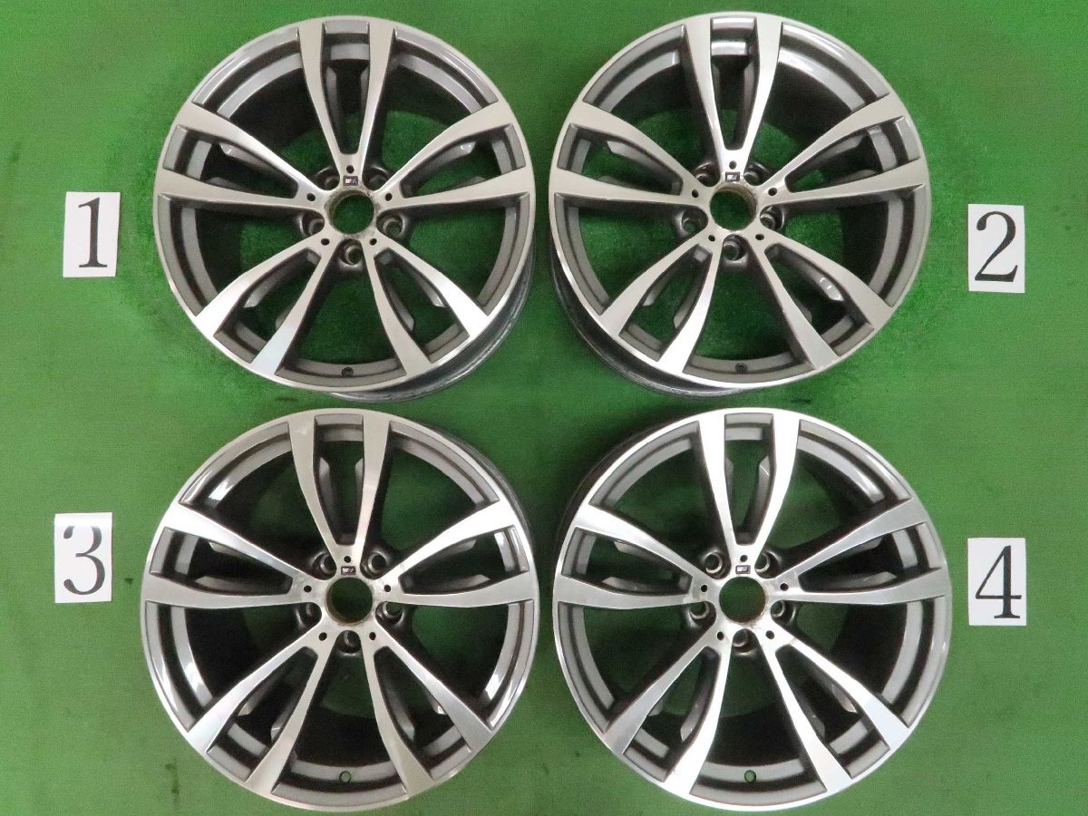 4本 BMW F16 X5 Mスポーツ 純正 20インチ ホイールのみ 10J +40 11J +37 5H PCD 120 品番 7846790 7846791 F16 X6 等に拍卖