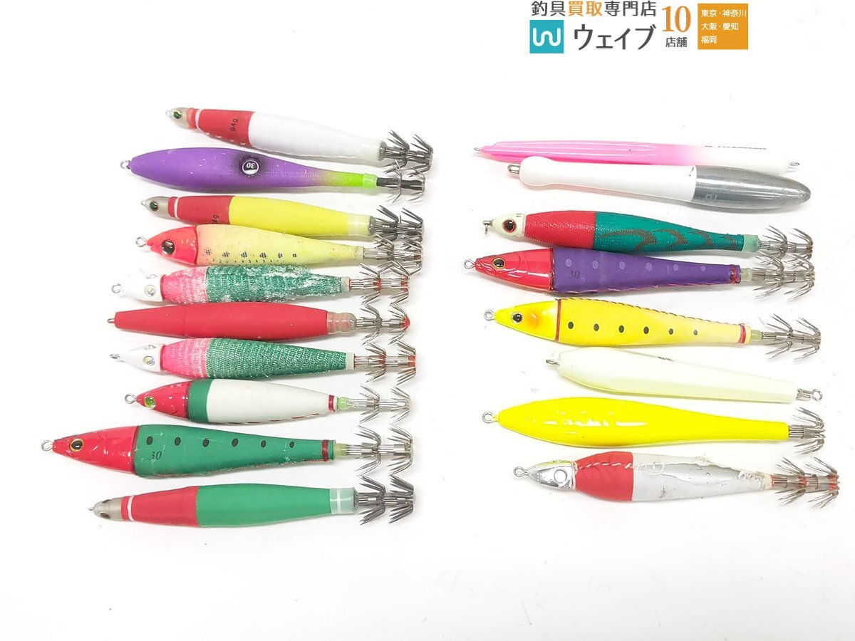 デュエル ライズジャパン ダイワ エメラルダス 等 オモリ 鉛スッテ 30号・オモリ 鉛スッテ 25号・シンカー 25号 等 計18個中古拍卖