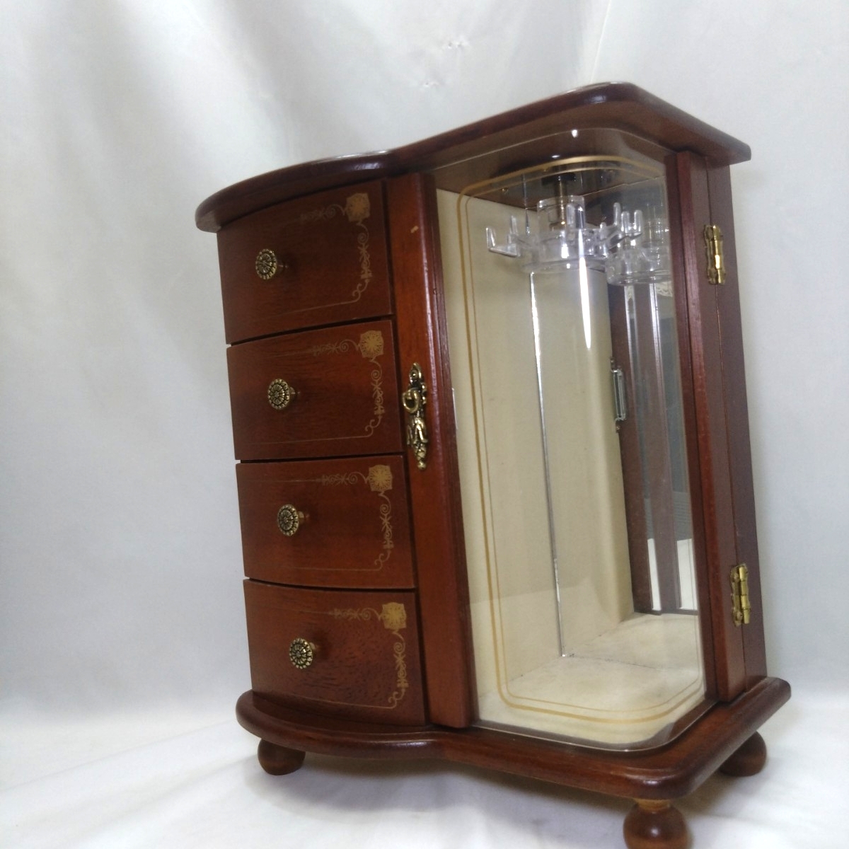 【レトロ】 ジュエリーボックス 宝石箱 オルゴール付き 愛しのエリー 小傷有 書き込み有 オルゴール不調拍卖