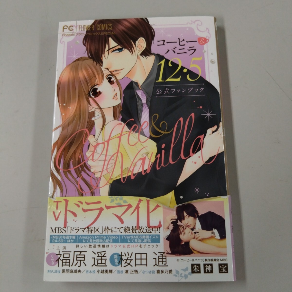 【帯付】 コーヒー&バニラ12・5公式ファンブック (Cheese!フラワーコミックススペシャル) 朱神宝/著 帯痛み有拍卖
