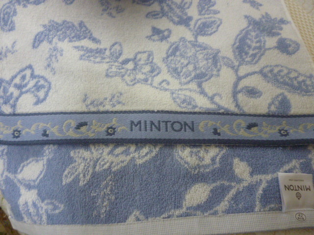☆未使用 MINTON☆ミントン フェイスタオル ブルー ④ 拍卖
