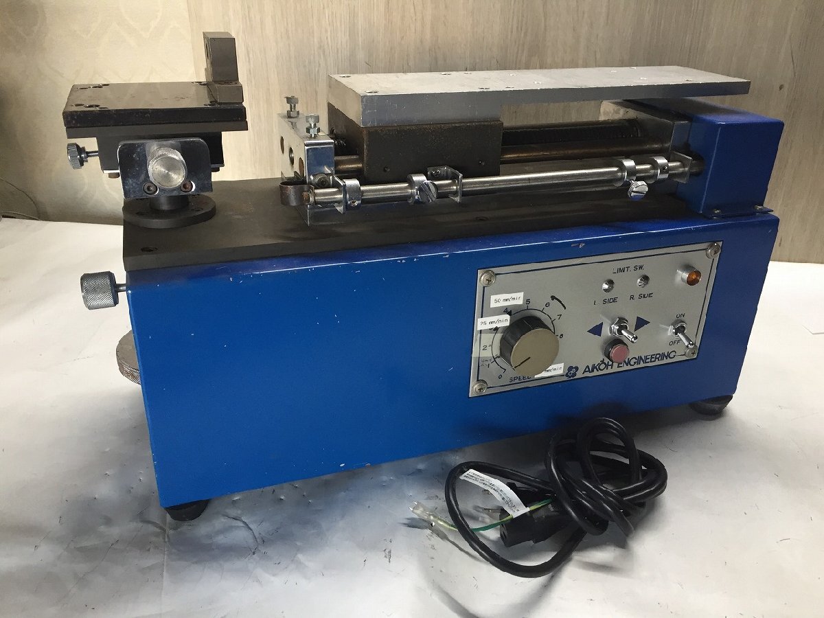 ■AIKOHアイコーエンジニアリング TEST STAND フォースゲージ 耐重測定 ジャンク【E0728L4-1F-1】拍卖