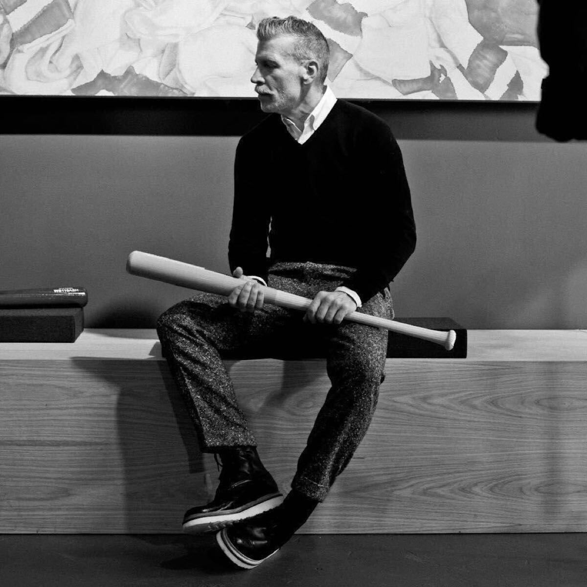 JUNYA WATANABE MAN ホームスパンパンツ M ジュンヤ ワタナベ マン コムデギャルソン COMME des GARCONS eye HOMME PLUS DEUX SHIRT BLACK拍卖