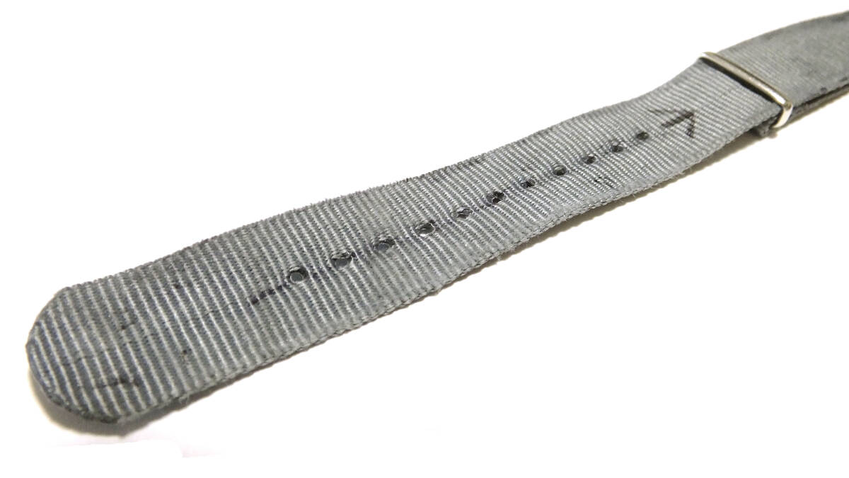 NATOタイプ ヴィンテージ加工 青灰色 20mm 48NYNT1拍卖