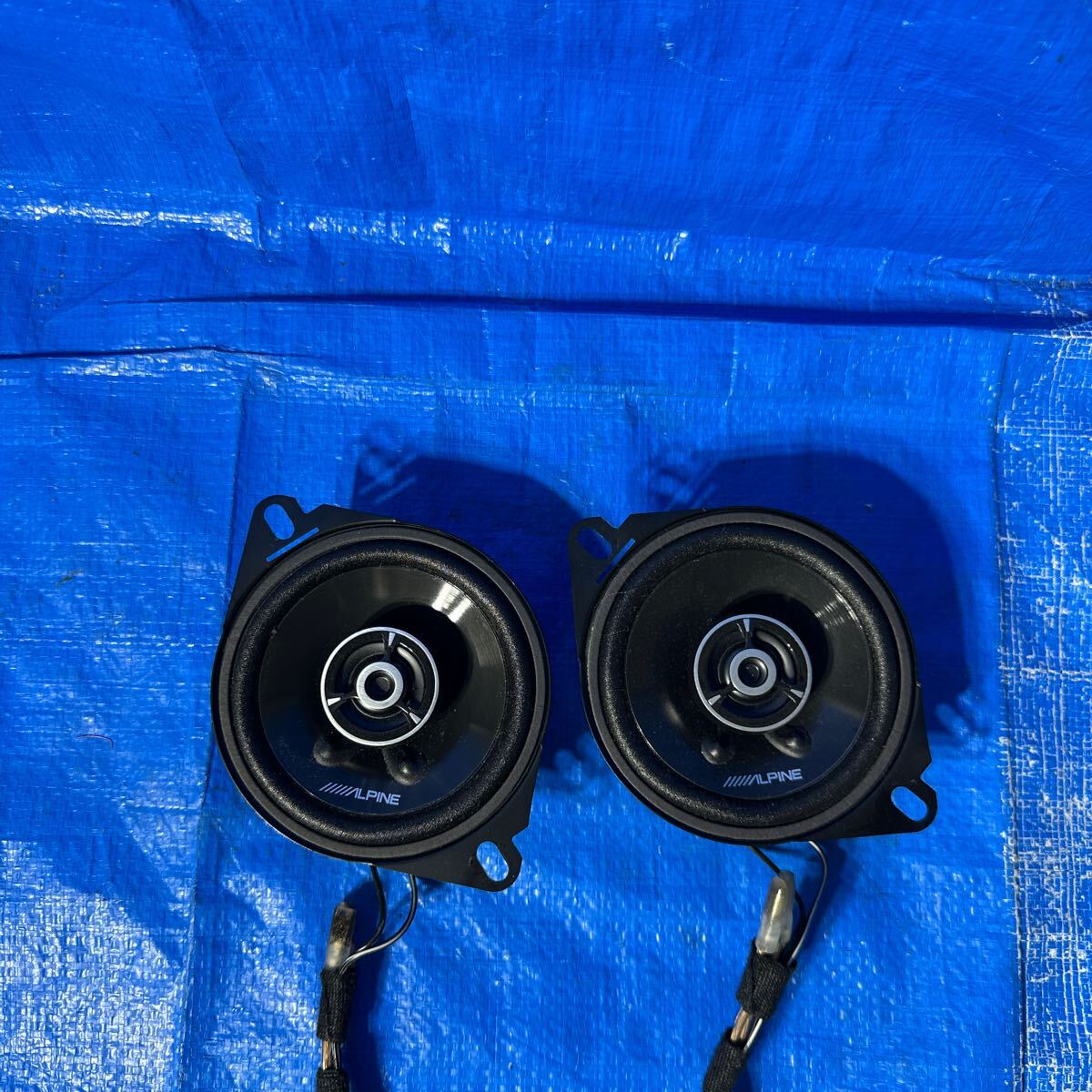 ALPINE アルパイン カロッツェリア CARROZZERIA《STE-G100C》10cm 2ウェイ コアキシャル スピーカー 2個セット 動作OK拍卖
