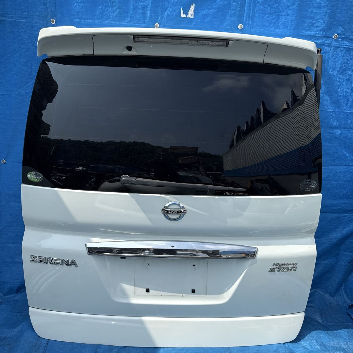 ◆ニッサン セレナ ハイウェイスター《C25 CC25 NC25 CNC25》純正 リアゲート バックドア ハッチバック スポイラー付き QX1 K010M-CY0MA◆拍卖