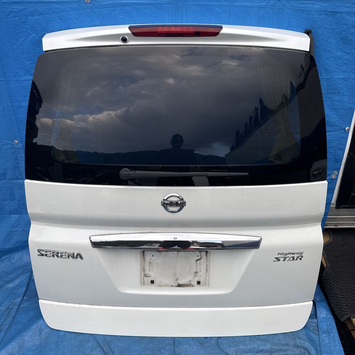 ◆ニッサン セレナ ハイウェイスター《C25 CC25 NC25 CNC25》純正 リアゲート バックドア ハッチバック QX1 K010M-CY0MA 点灯OK 手渡しOK◆拍卖