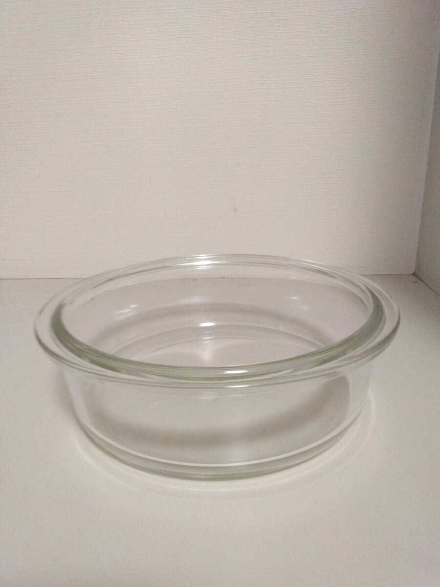 iwaki ガラス  パイレックス 耐熱ガラス   オーブンウエアA-20 電子レンジ、オーブン用 径20.5高さ6cm 未使用拍卖