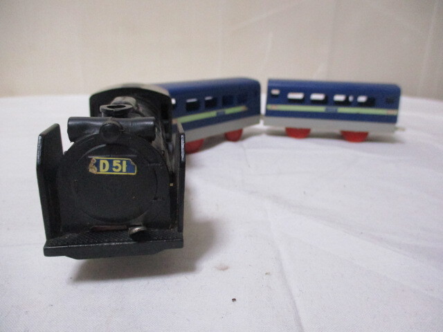 G∝234 プラレール D51 きゅうこうれっしゃ 旧動力 トミー 日本製 前スイッチ TOMY JAPAN 検:急行列車 当時物 鉄道 絶版品拍卖